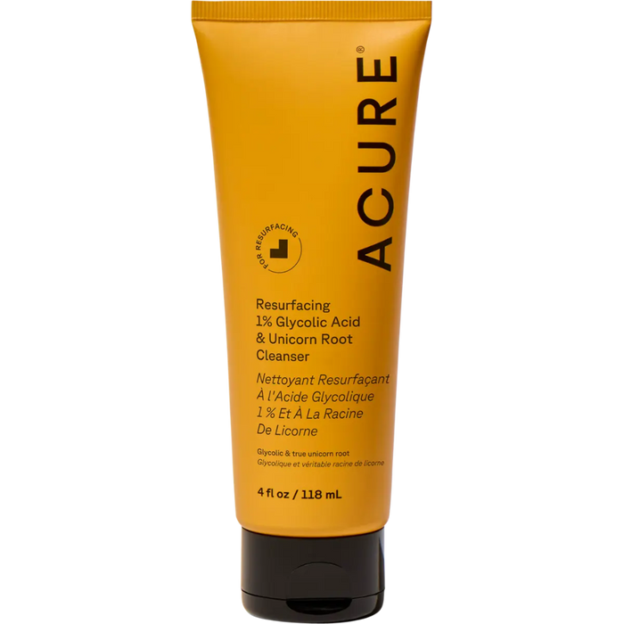ACURE Resurfacing Glycolic & Unicorn Root Cleanser - 118ml