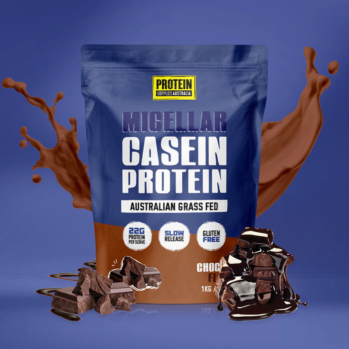 PROTEIN SUPPLIES AUSTRALIA Micellar Casein Protein Chocolate 1kg