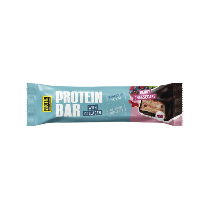 PROTEIN SUPPLIES AUSTRALIA Protein Bar with Collagen Berry Cheesecake 12x45g