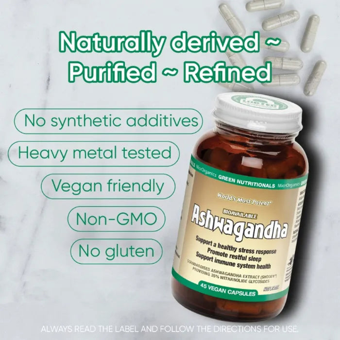 GREEN NUTRITIONALS Ashwagandha 45 Caps
