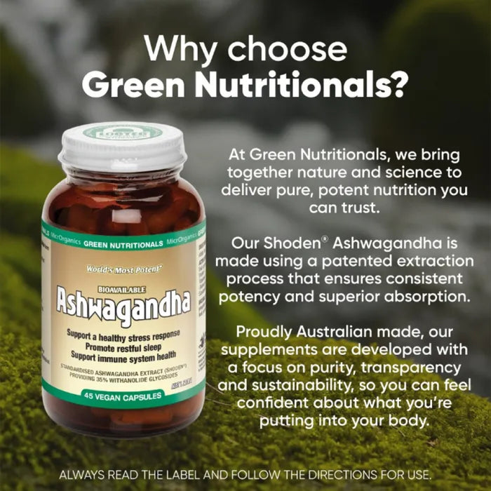 GREEN NUTRITIONALS Ashwagandha 45 Caps