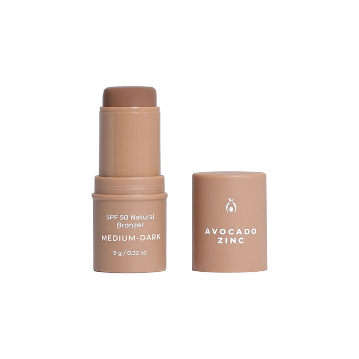 AVOCADO ZINC SPF50 Natural Bronzer Medium - Dark 9g