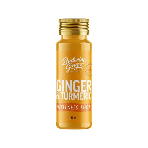 Buderim Ginger Ginger & Turmeric Wellness Shot 10x50ml