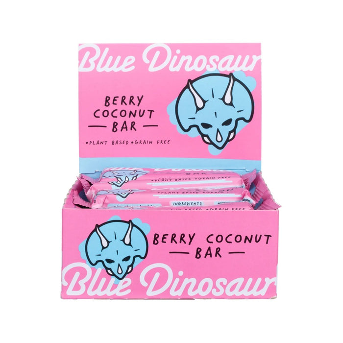 Blue Dinosaur Snack Bar Berry Coconut 12x45g