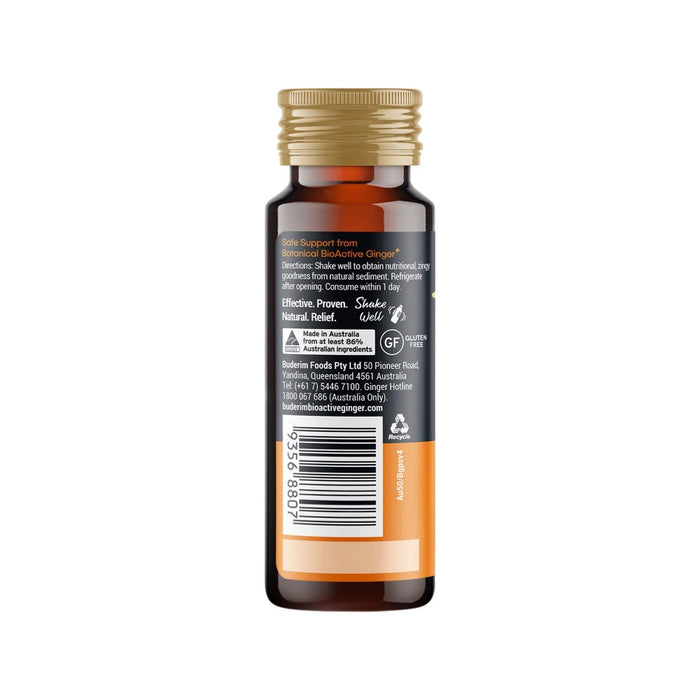 BUDERIM GINGER Bioactive + Immunity Shot 10x50ml