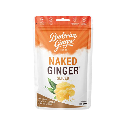 BUDERIM GINGER Naked Ginger Sliced 350g