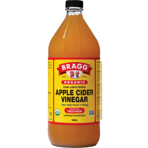 BRAGG Apple Cider Vinegar Unfiltered with The Mother 946ml