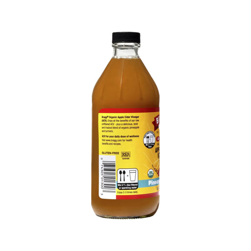 BRAGG Apple Cider Vinegar Pineapple Turmeric 473ml