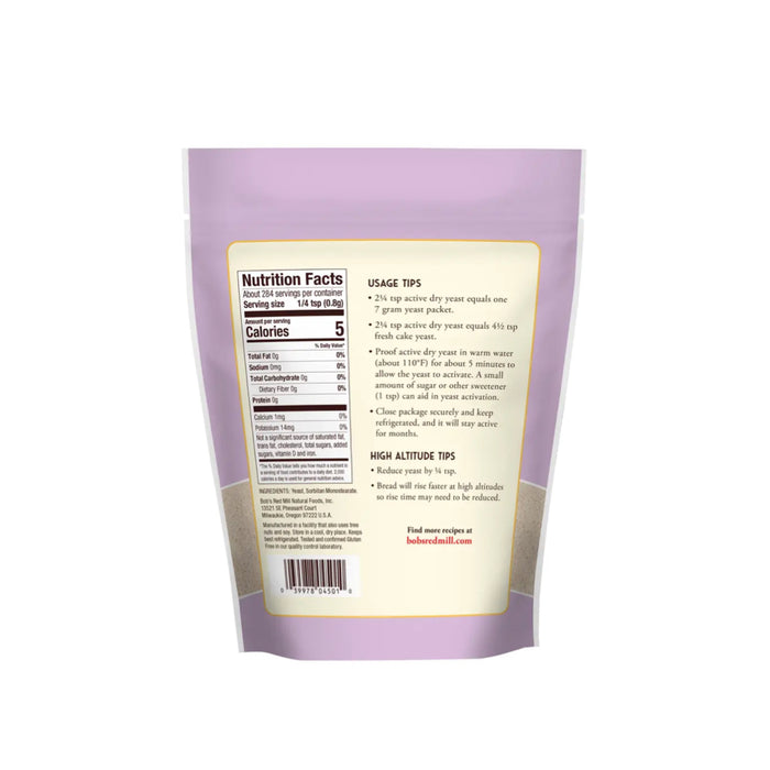 BOB'S RED MILL Gluten Free Active Dry Yeast 227g