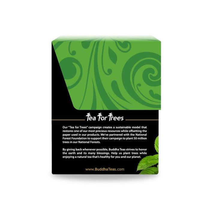Buddha Teas Organic Herbal Tea Bags Spearmint Leaf Tea 18pk