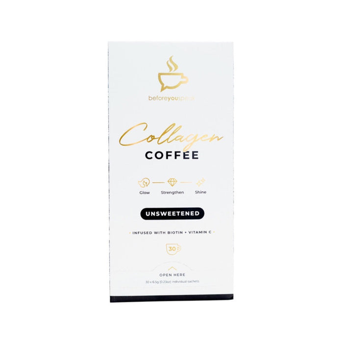 BEFORE YOU SPEAK Collagen Coffee Unsweetened 6.5g x 30 Pack