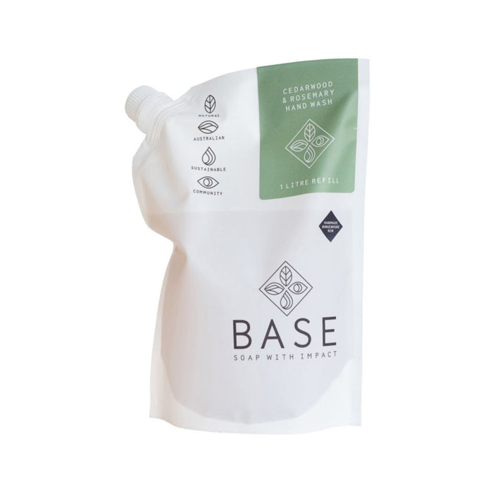 BASE (Soap With Impact) Hand Wash Cedarwood & Rosemary 5l