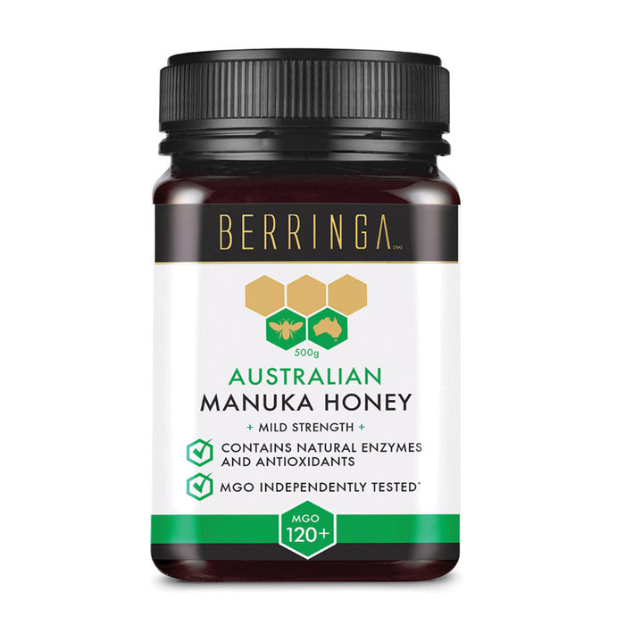 BERRINGA Australian Manuka Honey Mild Strength MGO 120+ 500g
