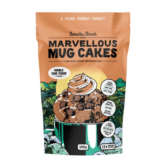 BOTANIKA BLENDS Marvellous Mug Cakes 100g BOTANIKA BLENDS Marvellous Mug Cakes Double Choc Fudge 100g