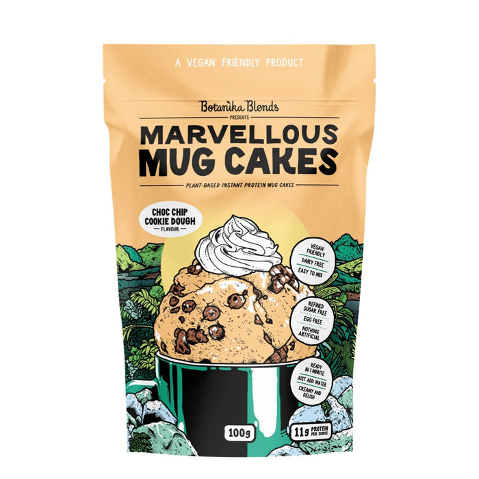 BOTANIKA BLENDS Marvellous Mug Cakes 100g BOTANIKA BLENDS Marvellous Mug Cakes Choc Chip Cookie Dough 100g