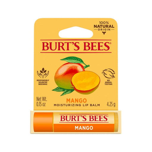 Burts Bees Mango Butter Lip Balm Nourishing Tube 4.25g