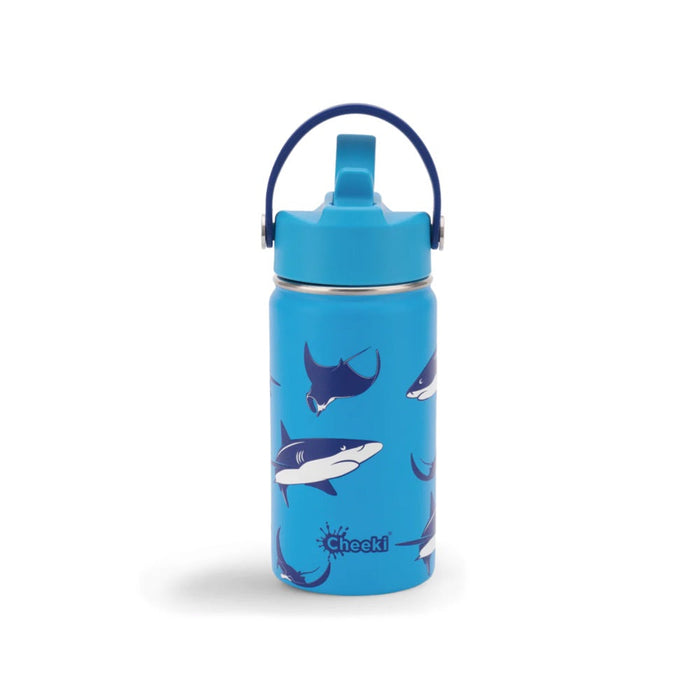 CHEEKI Kids Bottle Insulated 400ml Sharks