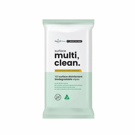 CLEANLIFE Surface Multi Clean Wipes 100pk
