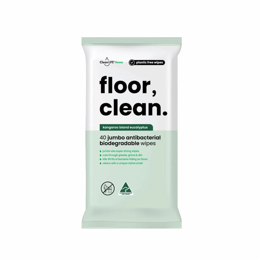 CLEANLIFE Floor Clean Wipes 40pk