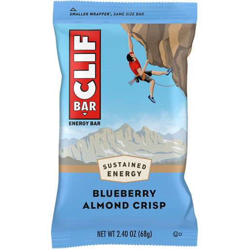 CLIF Blueberry Crisp Organic Energy Bar Box of 12