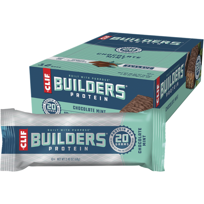 CLIF Builders Bar Chocolate Mint - 12x68g