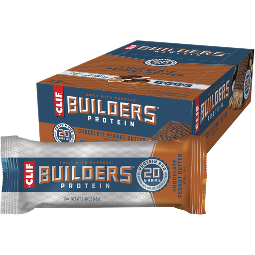 CLIF Builders Bar Chocolate Peanut Butter 12x68g