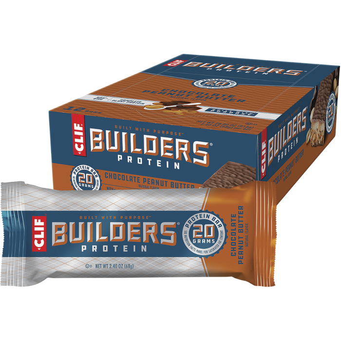 CLIF Builders Bar Chocolate Peanut Butter 12x68g