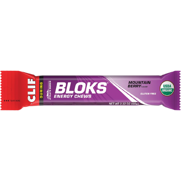 CLIF Bloks Energy Chews Mountain Berry 18x60g