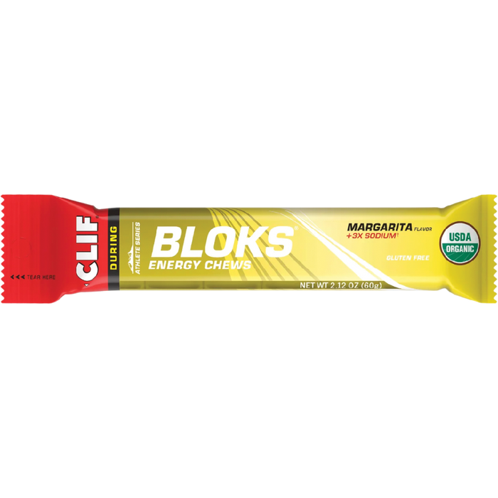 CLIF BLOK ENERGY CHEWS Margarita (150mg Sodium) Box of 18