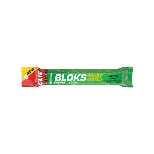 CLIF Bloks Energy Chews Sour Green Apple 18x60g