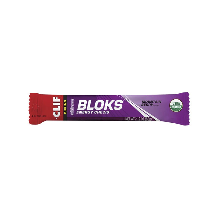 CLIF Bloks Energy Chews Mountain Berry 18x60g
