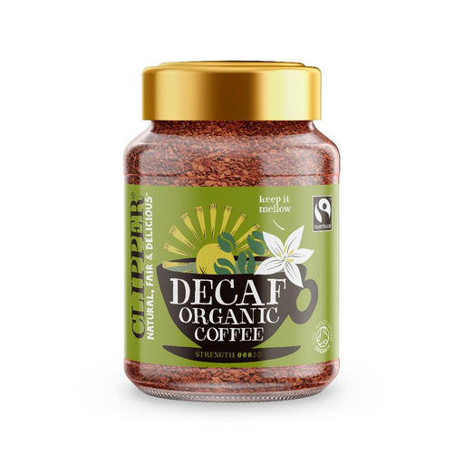 CLIPPER Organic Instant Coffee Decaf Fair Trade 100g