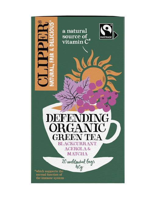 CLIPPER Organic Defending Green Tea 20 teabags