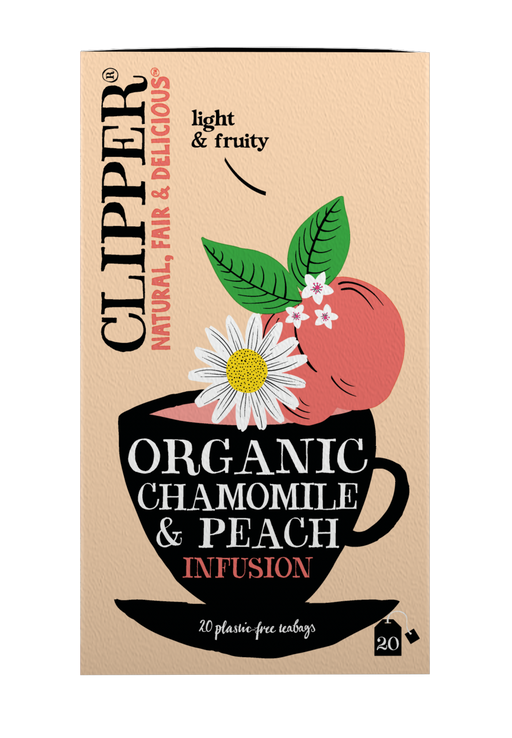 CLIPPER Organic Chamomile & Peach Tea 20 teabags
