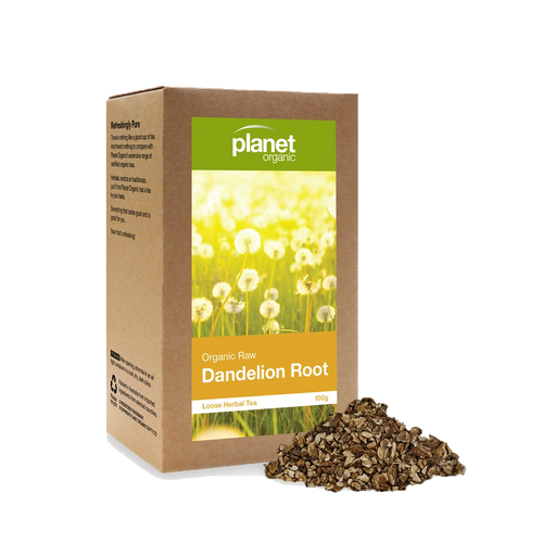 PLANET ORGANIC Dandelion Root Loose Leaf Tea 100g packaging