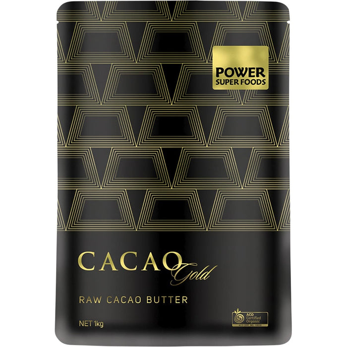 POWER SUPER FOODS Organic Cacao Gold Butter Chunks 1kg