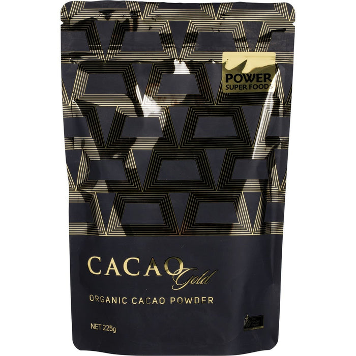 POWER SUPER FOODS Cacao Gold Organic Cacao Powder 225g