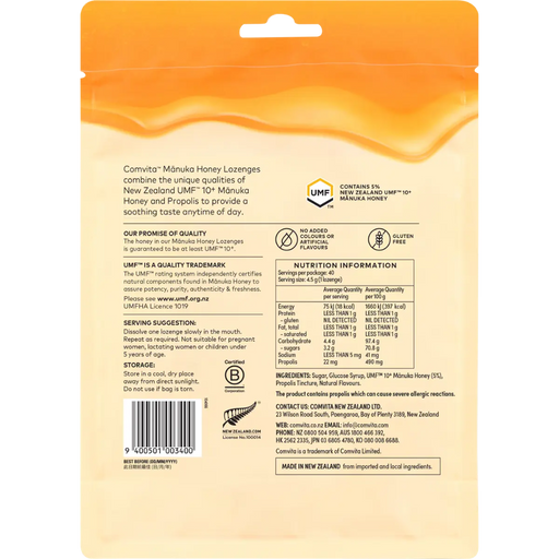 COMVITA Propolis Candy Lemon & Honey Contains Manuka UMF 10+