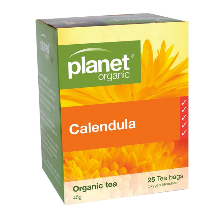 PLANET ORGANIC Herbal Tea Calendula 25 Bags 1 Pack