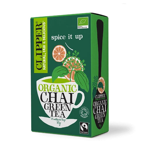 BULK DEAL | 8x CLIPPER Organic Green Chai Tea 20 teabags