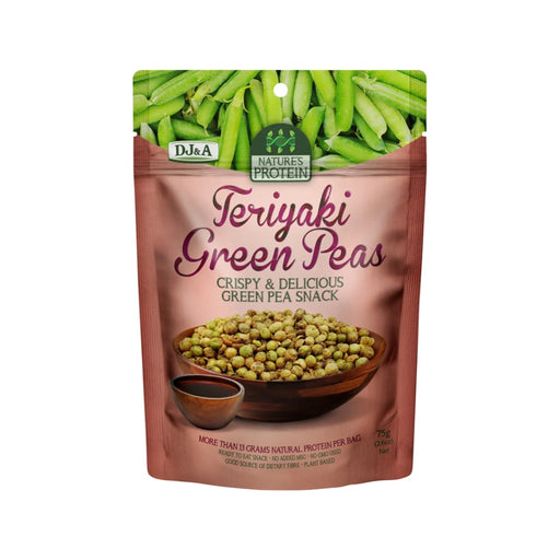DJ&A Nature's Protein Teriyaki Green Peas 12x75g