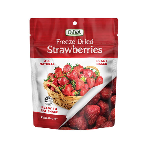 DJ&A Freeze Dried Strawberries 10x25g