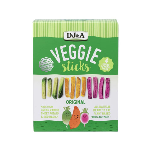 DJ&A Veggie Sticks Original Multi Pack 4x25g