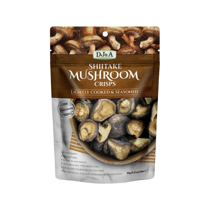 DJ&A Shiitake Mushroom Crisps 12x30g