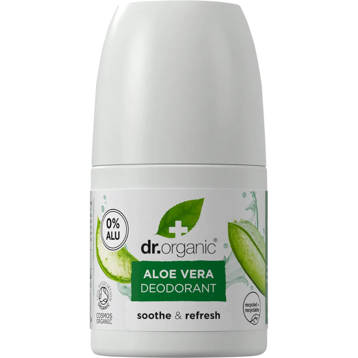 DR ORGANIC Roll On Deodorant Aloe Vera 50ml