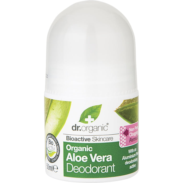 DR ORGANIC Roll On Deodorant Aloe Vera 50ml