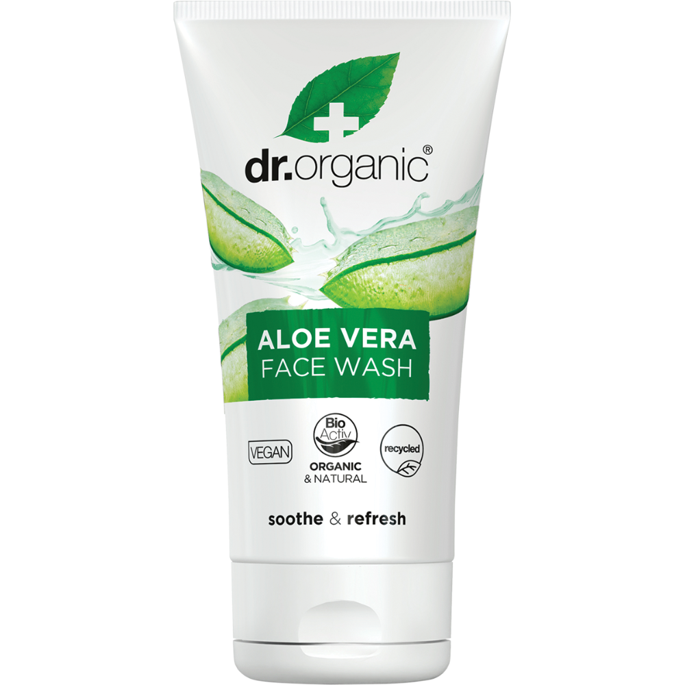 dr organic aloe vera cream DR ORGANIC Face Wash Creamy Aloe Vera 150ml