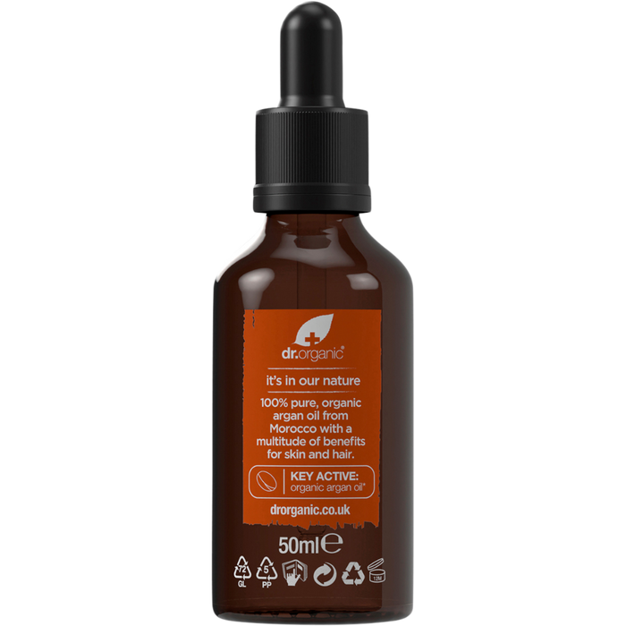 DR ORGANIC Pure Organic Moroccan Argan Oil 50ml