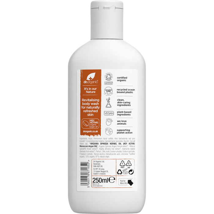 DR ORGANIC Body Wash Moroccan Argan Oil 250ml
