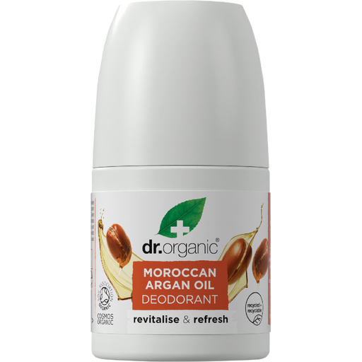 DR ORGANIC Deodorant Roll on Moroccan Argan Oil 50ml